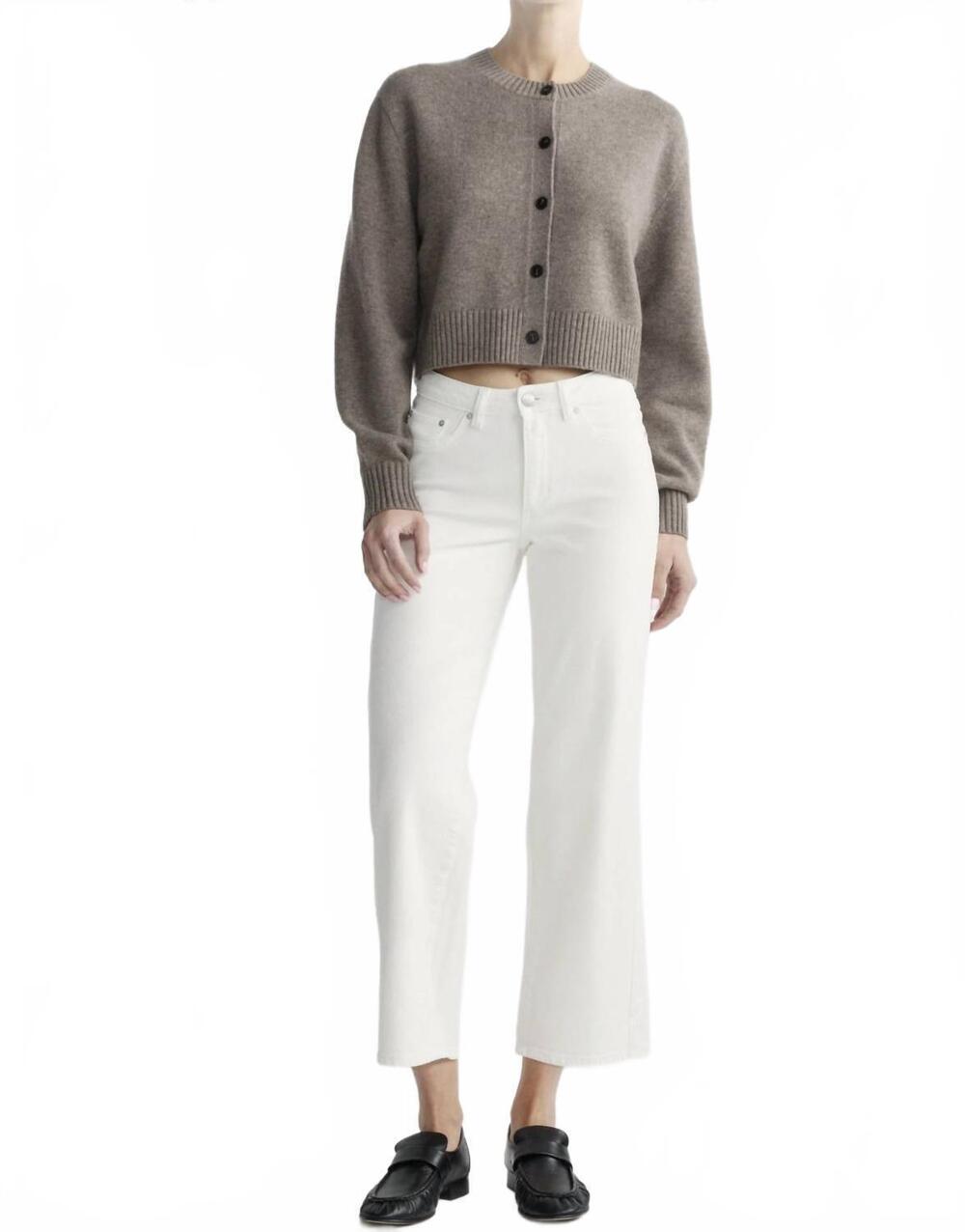 NEW DL1961 - WOMEN'S pippa refined wide leg jean in white